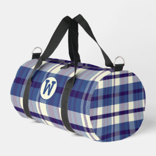 Kleine geplakte Duffle Bag met Custom Monogram Plunjezak