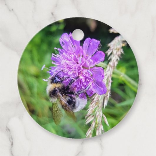 Kleine Geste – Geschenkanhänger mit Hummelmotiv Bedankjes Labels (Voorkant)