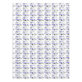 Kleine gestroomlijnde caravan Thunder_Cove elke kl Tafelkleed (Voorkant)