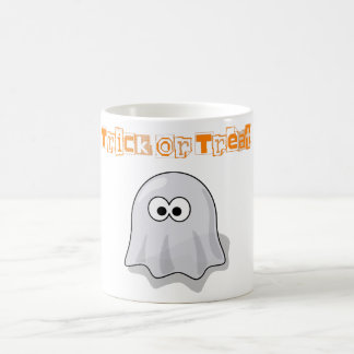 Kleine GHOST in Halloween, Trick or treat? Koffiemok