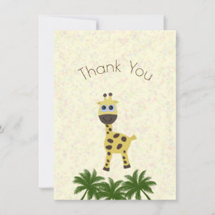 Kleine giraf feestdagenkaart