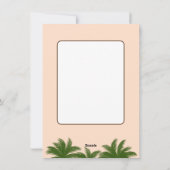 Kleine giraf feestdagenkaart (Achterkant)