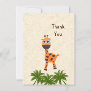 Kleine giraf feestdagenkaart