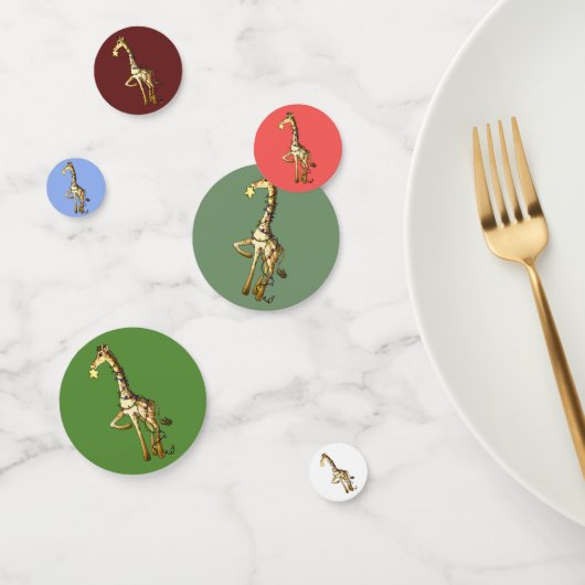 Kleine Giraffe Confetti (Groep)