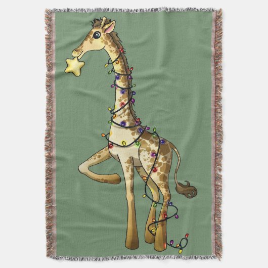 Kleine Giraffe Deken (Voorkant Verticaal)