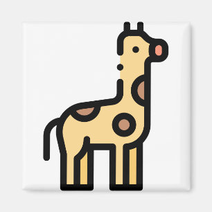 Kleine Giraffe Magneet