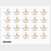 Kleine Giraffe {Roze} | STICKERS (Vel)