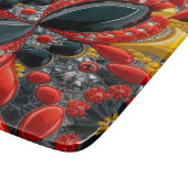 Kleine glazen snijplank met Duitsland Kleuren (Hoek)