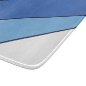 Kleine glazen snijplank met vlag van Columbia (Hoek)