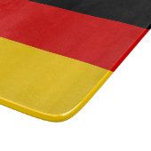 Kleine glazen snijplank met vlag van Duitsland (Hoek)