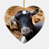 KLEINE GOAT KERAMISCH ORNAMENT (Achterkant)