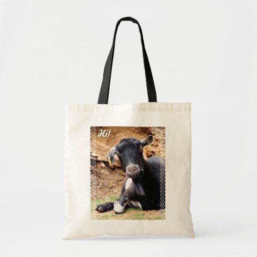 KLEINE GOAT TOTE BAG (Voorkant)