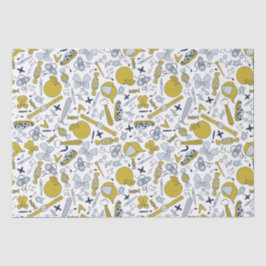 Kleine grappige schooldingen tissuepapier