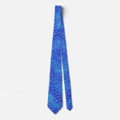 Kleine groeftextuur op gekleurd blauw tot heldere stropdas (Voorkant)