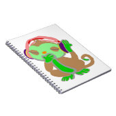 Kleine groene aap notitieboek (Rechterzijde)