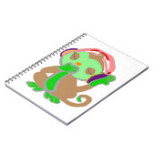 Kleine groene aap notitieboek (Linkerzijde)