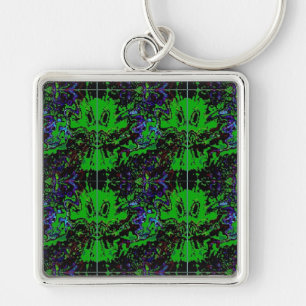 Kleine groene duivel sleutelhanger
