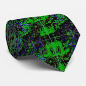 Kleine groene duivel stropdas (Opgerold)