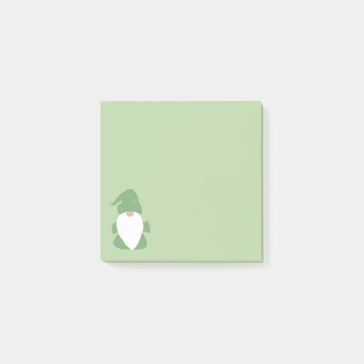 Kleine groene kabouter post-it® notes (Voorkant)