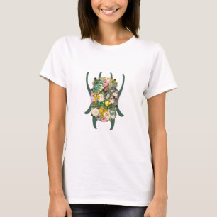 Kleine groene tot turquoise verloop Kever van de f T-shirt
