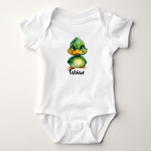 Kleine grüne Ente Romper (Voorkant)
