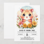 Kleine Hamster Magic Verjaardag Kaart (Voorkant / Achterkant)