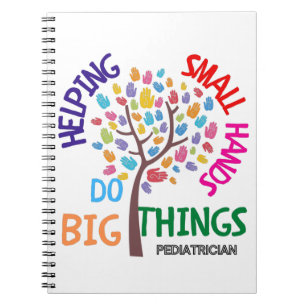 Kleine handen helpen grote dingen te doen - kinder notitieboek