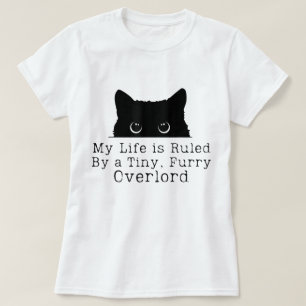 Kleine Harige Heerser Kat Humor T-shirt