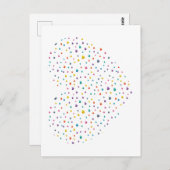 Kleine harten - Aquarelle Briefkaart (Voorkant / Achterkant)