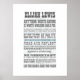 Kleine heer poster