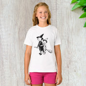 Kleine heks en clown t-shirt