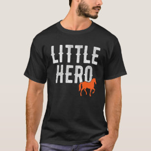 Kleine Held Schattig Dier Paard T-shirt