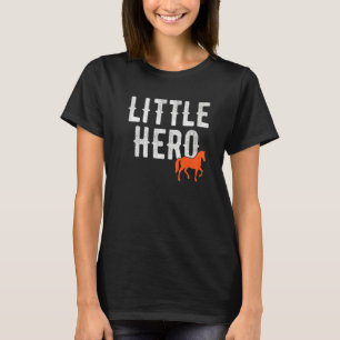 Kleine Held Schattig Dier Paard T-shirt