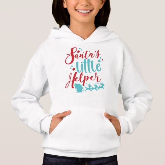 Kleine helper, slee, rendier, sterren (Voorkant)