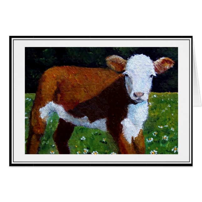 KLEINE HEREFORD CALF: OLIEPEN (Voorkant Horizontaal)