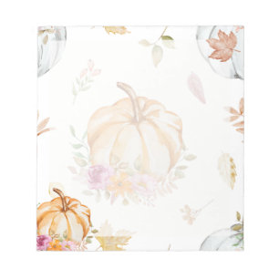 Kleine herfstpapier voor notities en lijsten notitieblok