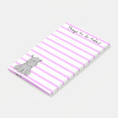 Kleine hippo-lijst bevestigen post-it® notes (Schuin)