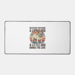 Kleine Hond Liefhebber Vintage Bulldog Citaat Shir Bureaumat