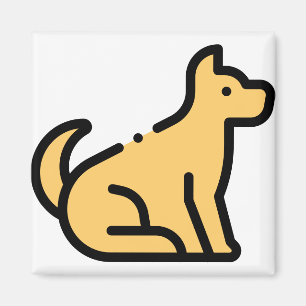 Kleine hond magneet