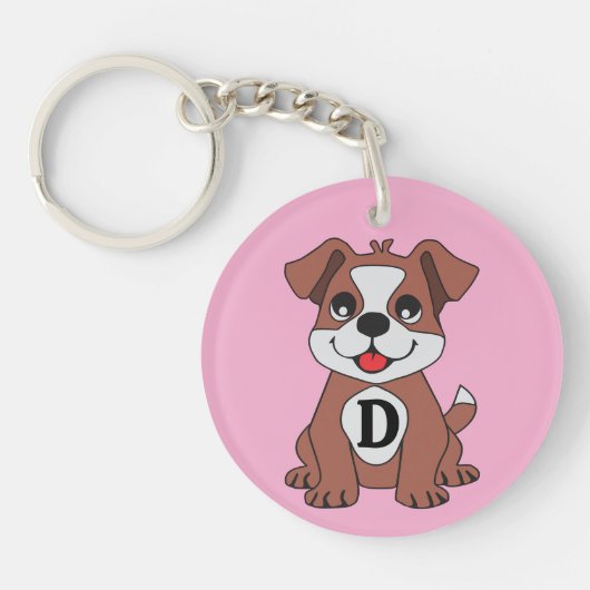 kleine hond sleutelhanger (Voorkant)