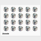 Kleine hond sticker (Vel)