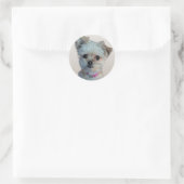 Kleine hond sticker (Tas)