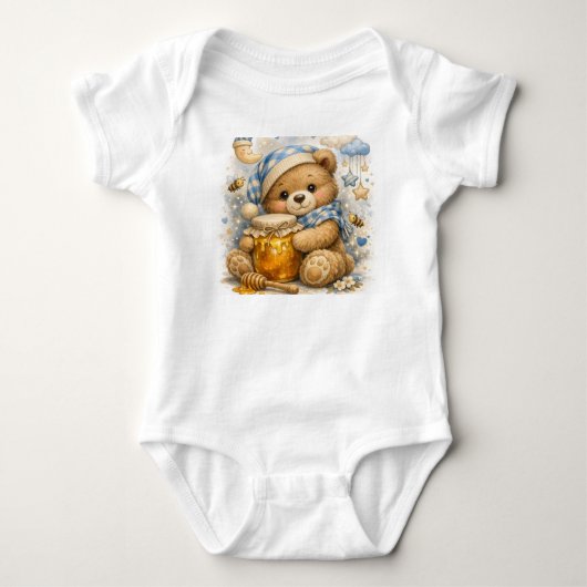 Kleine Honingbeer Romper (Voorkant)