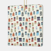 KLEINE HUISVESTEN KERAMISCH ORNAMENT (Links)