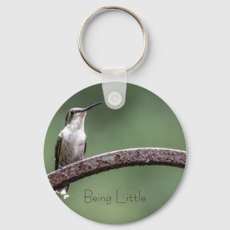 Kleine Hummingbird Button Sleutelhanger