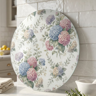 Kleine Hydrangeabloemen  Snijplank