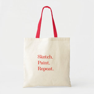 Kleine ideeën omzetten in betekenisvolle kunst tote bag