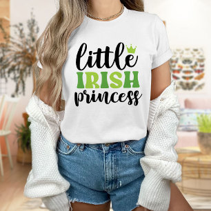 kleine Ierse prinses St. Patricks Day T-Shirt