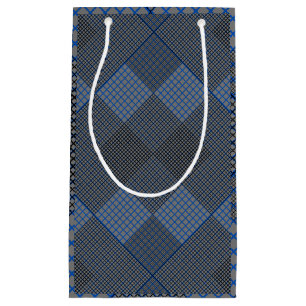 Kleine ingecheckte 2 tones 04A grijze BG Klein Cadeauzakje