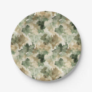 Kleine Jager Eend Hert Jagen Camo Jongen Papieren Bordje